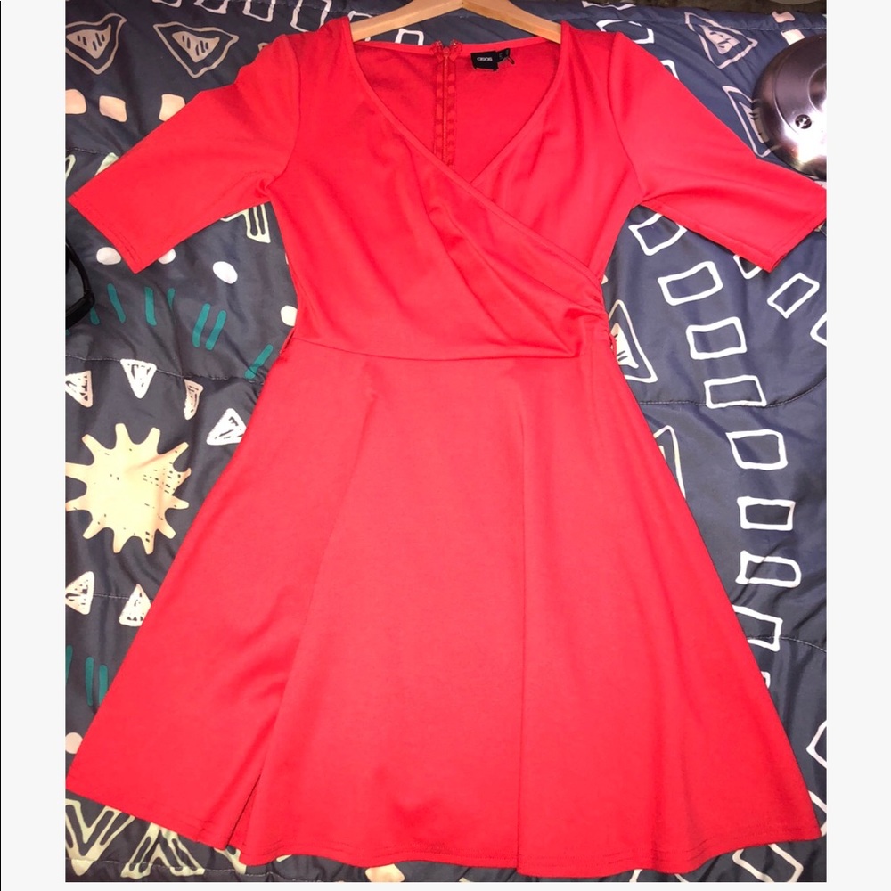 ASOS Red Wrap Dress!